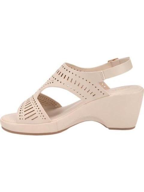SANDALIA CONFORT PERFORADA. BEIGE/HUESO SHOSH - Imagen 5
