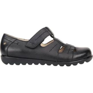 SANDALIA CONFORT PIEL BORREGO NEGRO JARKING SHOES