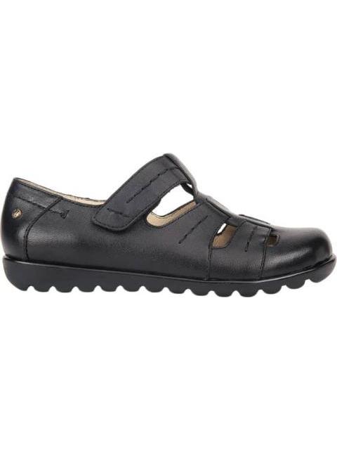 SANDALIA CONFORT PIEL BORREGO NEGRO JARKING SHOES