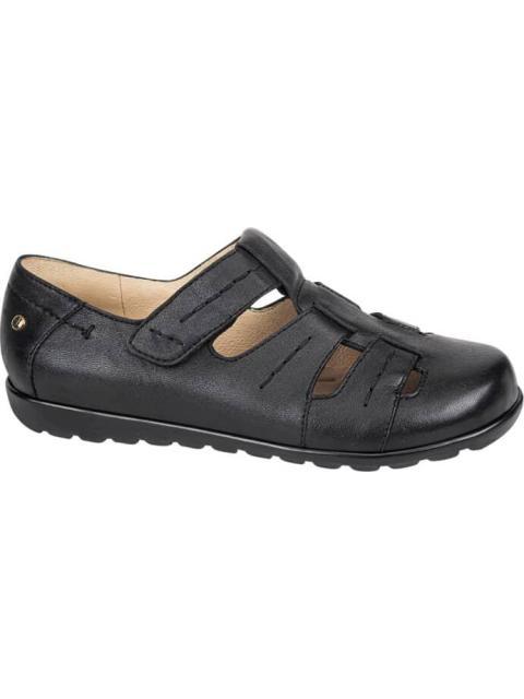 SANDALIA CONFORT PIEL BORREGO NEGRO JARKING SHOES - Imagen 2
