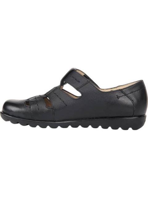 SANDALIA CONFORT PIEL BORREGO NEGRO JARKING SHOES - Imagen 5