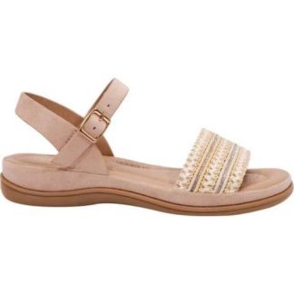 SANDALIA CONFORT RAFIA NUDE VI LINE