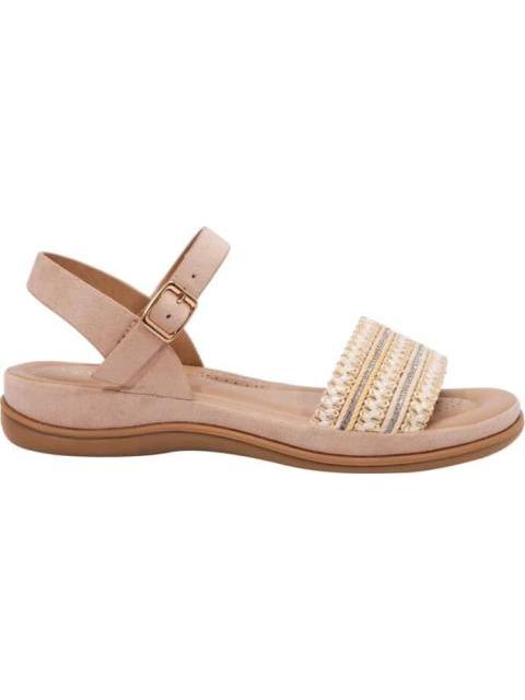 SANDALIA CONFORT RAFIA NUDE VI LINE