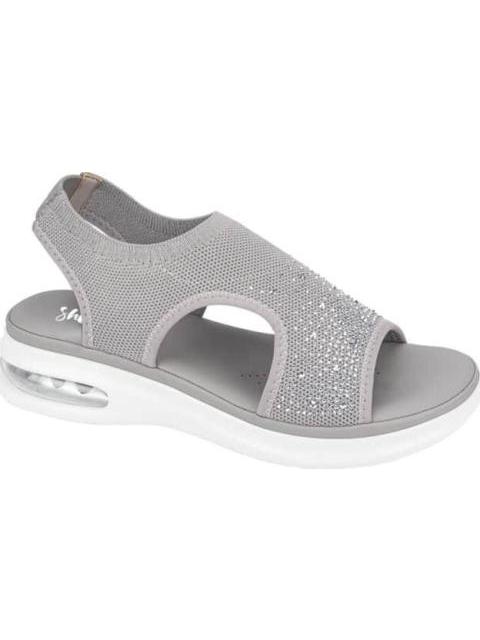 SANDALIA CONFORT GRIS SHOSH - Imagen 2