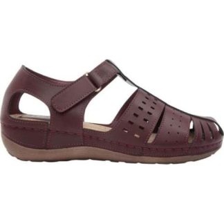 SANDALIA CONFORT VINO SHOSH