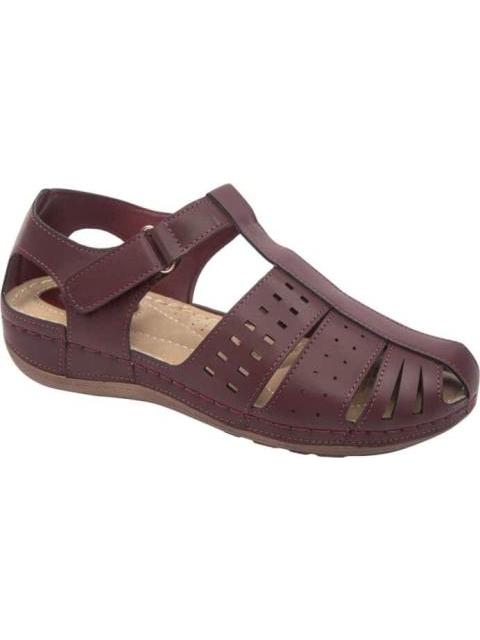 SANDALIA CONFORT VINO SHOSH - Imagen 2