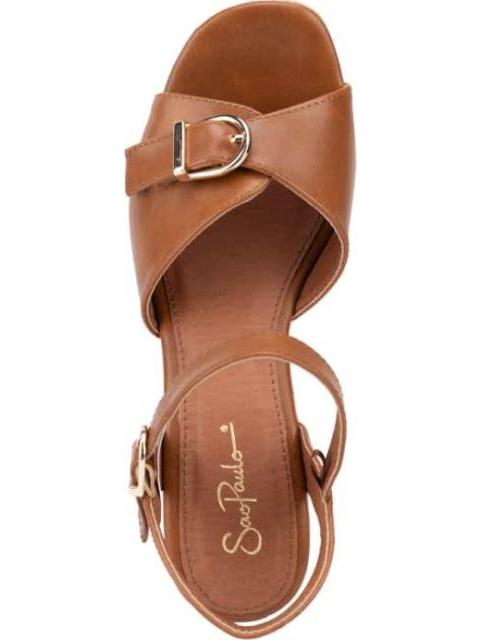SANDALIA CORCHO HEBILLAS COGNAC SAO PAULO - Imagen 3