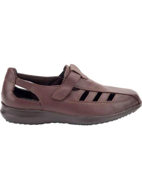 SANDALIA DE PIEL CAFE SHOSH