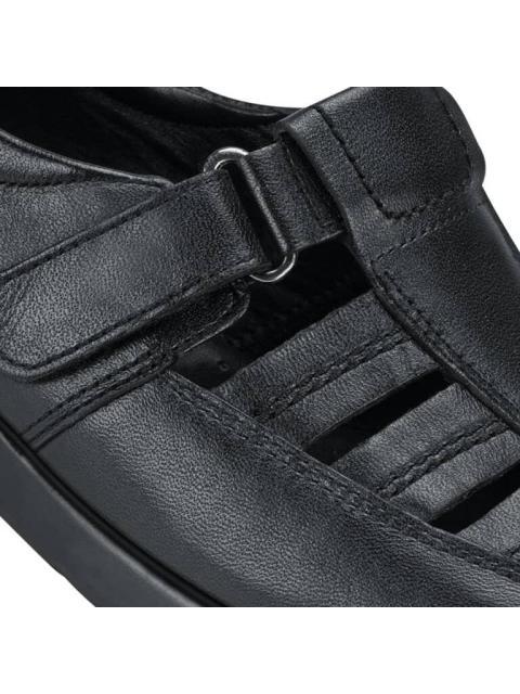 SANDALIA DE PIEL NEGRO CALZADO PAZSTOR - Imagen 7