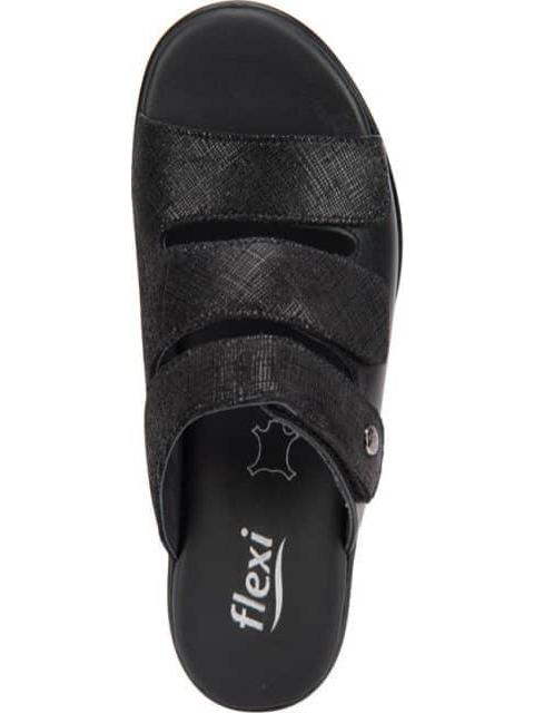 SANDALIA VELCROS NEGRO FLEXI - Imagen 4