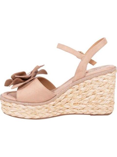 SANDALIA FLOR BEIGE BELINDA PEREGRIN - Imagen 5