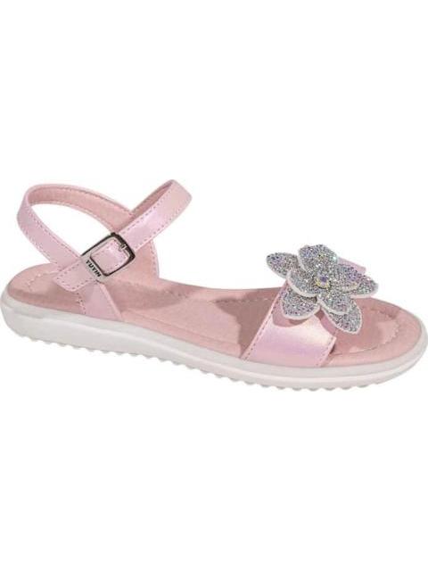 SANDALIA FLOR PIEDRAS ROSA YU YIN - Imagen 2