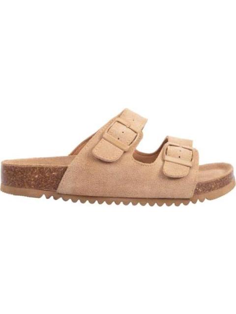 SANDALIA GAMUZA CAMEL VI LINE