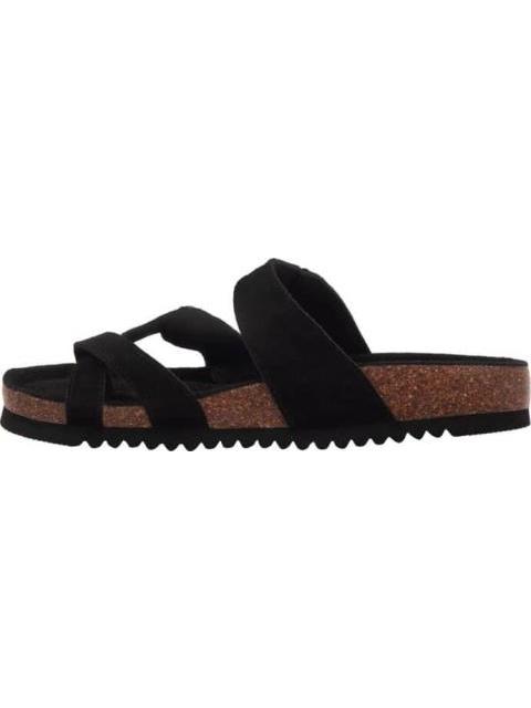 SANDALIA GAMUZA NEGRO VI LINE - Imagen 5