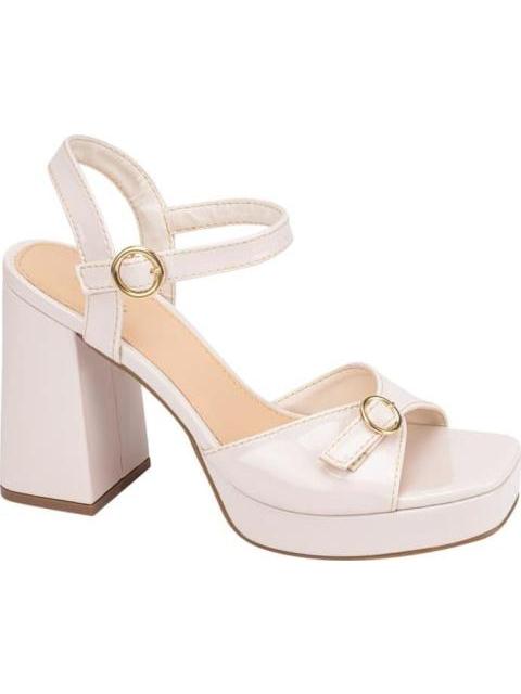SANDALIA HEBILLAS BEIGE/HUESO YAELI - Imagen 2