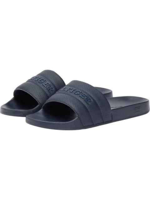 SANDALIA HILFIGER PAD PERF POOL SLIDE AZUL TOMMY HILFIGER - Imagen 2