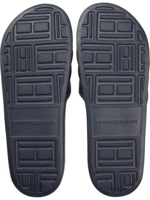 SANDALIA HILFIGER PAD PERF POOL SLIDE AZUL TOMMY HILFIGER - Imagen 4