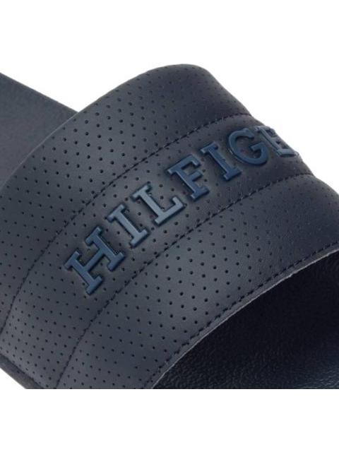 SANDALIA HILFIGER PAD PERF POOL SLIDE AZUL TOMMY HILFIGER - Imagen 6
