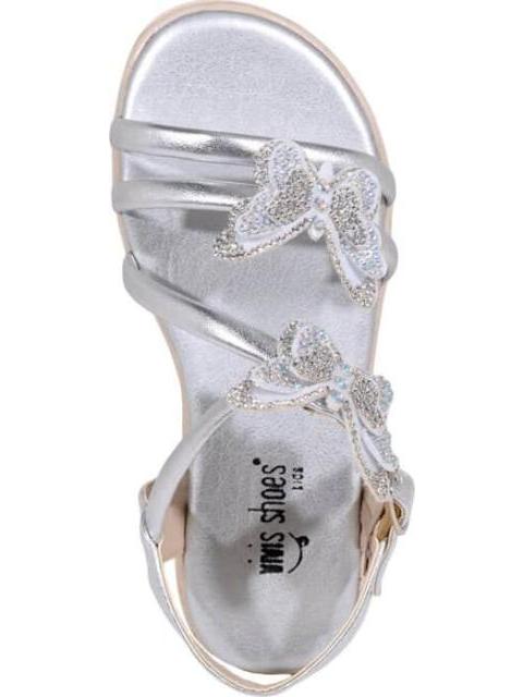 SANDALIA MARIPOSAS PLATA VIVIS SHOES KIDS - Imagen 3