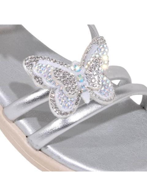 SANDALIA MARIPOSAS PLATA VIVIS SHOES KIDS - Imagen 6