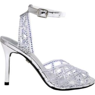 SANDALIA MICA CON BRILLOS PLATA THALIA SODI