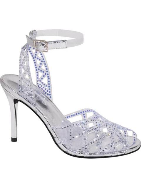 SANDALIA MICA CON BRILLOS PLATA THALIA SODI - Imagen 2