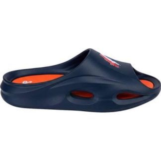 SANDALIA NARANJA AZUL MARINO SLICKERS