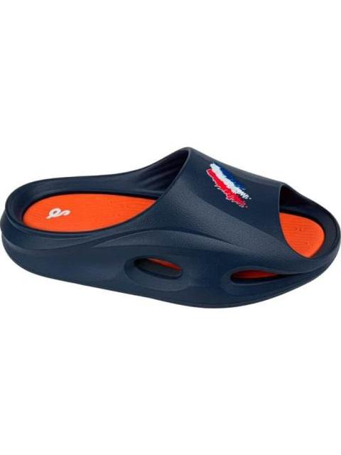 SANDALIA NARANJA AZUL MARINO SLICKERS - Imagen 2