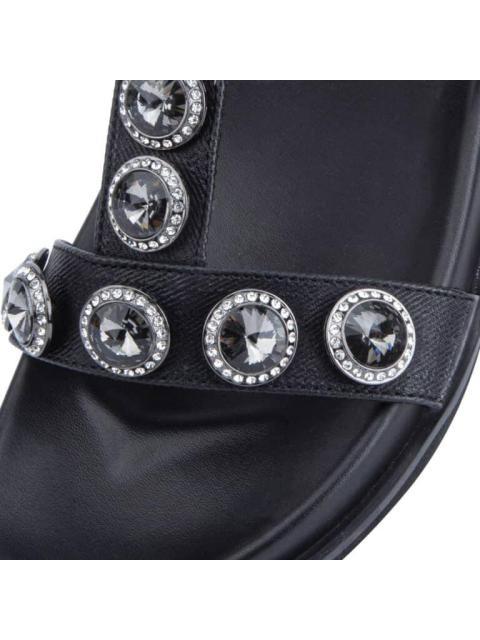 SANDALIA PEDRERIA NEGRO VI LINE FASHION - Imagen 7