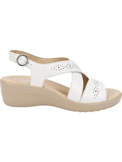 SANDALIA PIEL BLANCO FLEXI