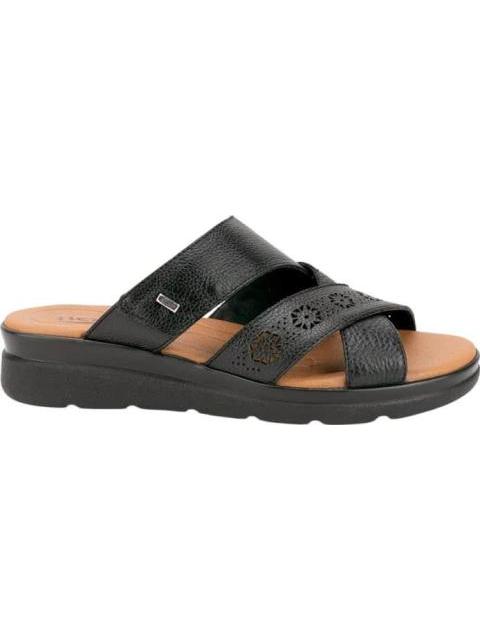 SANDALIA PIEL NEGRO FLEXI