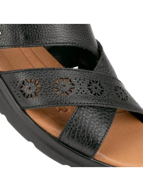SANDALIA PIEL NEGRO FLEXI - Imagen 6