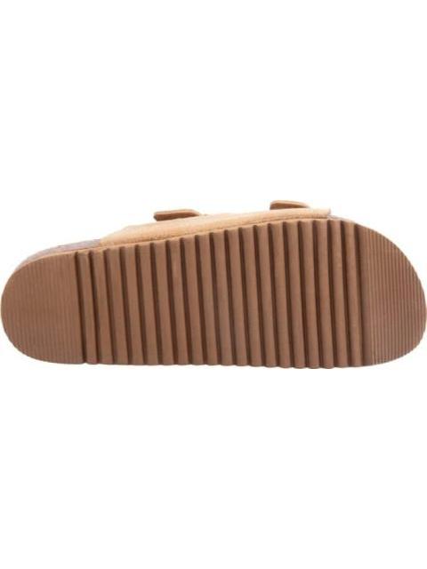 SANDALIA GAMUZA CAMEL VI LINE - Imagen 4