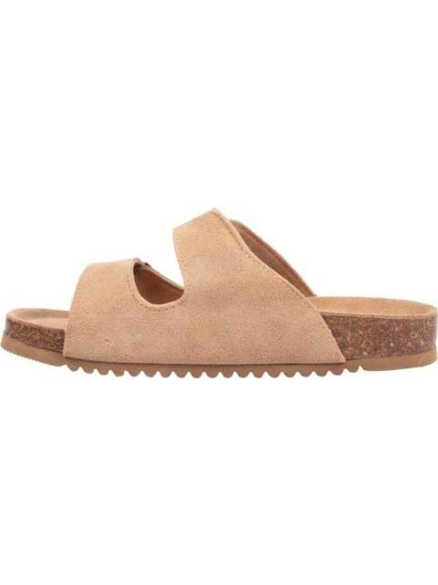 SANDALIA GAMUZA CAMEL VI LINE - Imagen 5