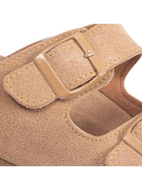 SANDALIA GAMUZA CAMEL VI LINE - Imagen 6