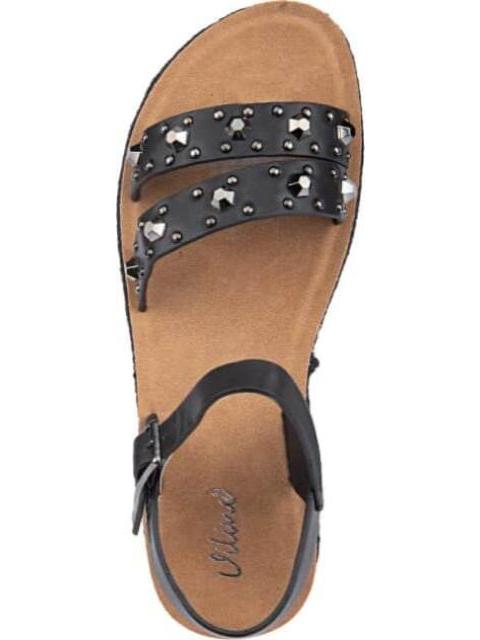 SANDALIA PLANA NEGRO VI LINE - Imagen 4
