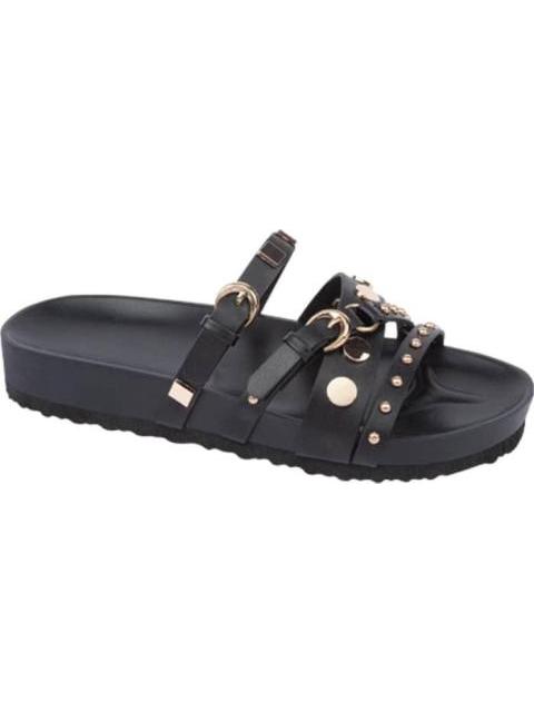 SANDALIA ESTOPEROLES NEGRO VI LINE FASHION - Imagen 2