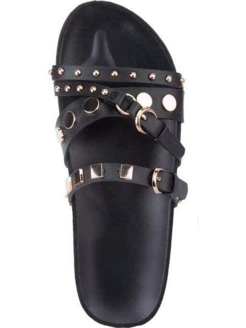 SANDALIA ESTOPEROLES NEGRO VI LINE FASHION - Imagen 3