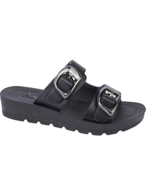 SANDALIA PLANA NEGRO VI LINE - Imagen 2