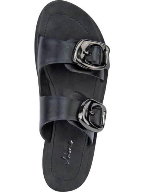 SANDALIA PLANA NEGRO VI LINE - Imagen 3
