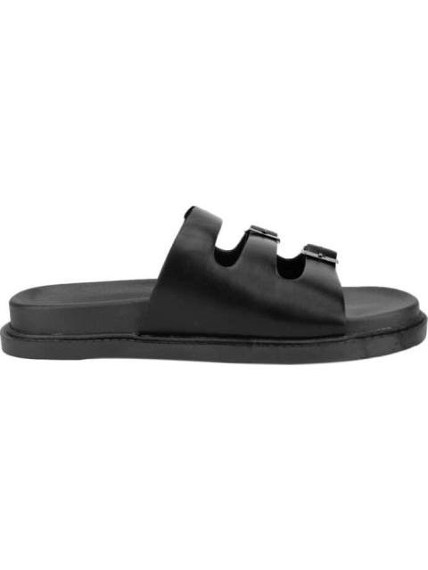 SANDALIA PLANA NEGRO VI LINE - Imagen 5