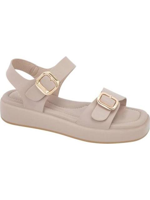 SANDALIA PLANA TAUPE VI LINE - Imagen 2