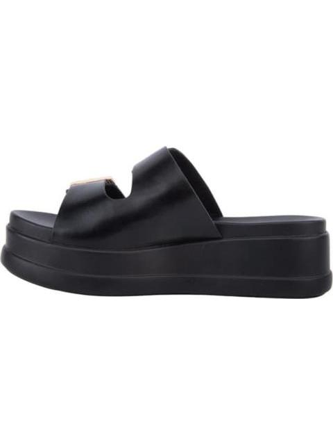 SANDALIA PLANA NEGRO VI LINE - Imagen 4