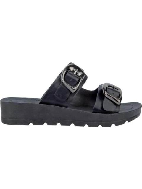 SANDALIA PLANA NEGRO VI LINE