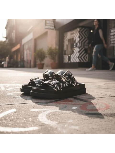 SANDALIA PLANA NEGRO VI LINE FASHION