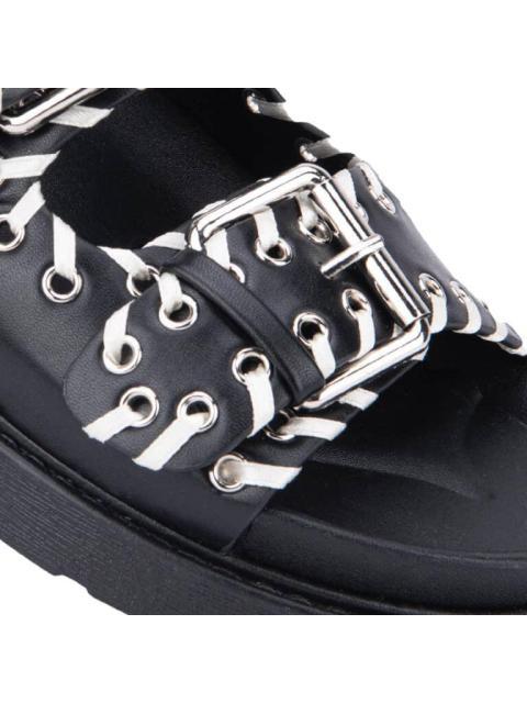 SANDALIA PLANA NEGRO VI LINE FASHION - Imagen 7