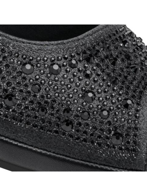 SANDALIA PLANA PIEDRAS NEGRO SHOSH - Imagen 6