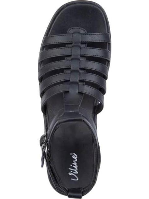 SANDALIA PLANA ROMANA NEGRO VI LINE - Imagen 3