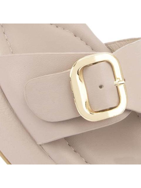 SANDALIA PLANA TAUPE VI LINE - Imagen 7