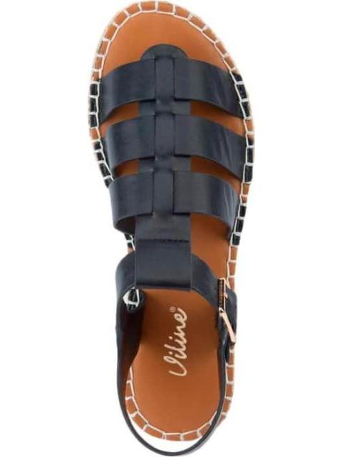 SANDALIA PLANA NEGRO VI LINE - Imagen 3